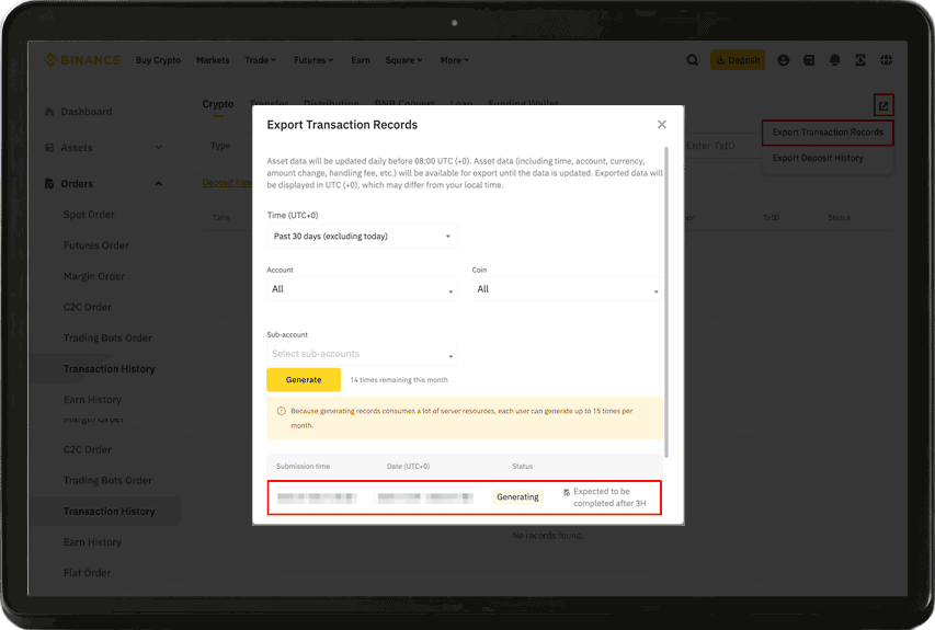 binance tablet attendi