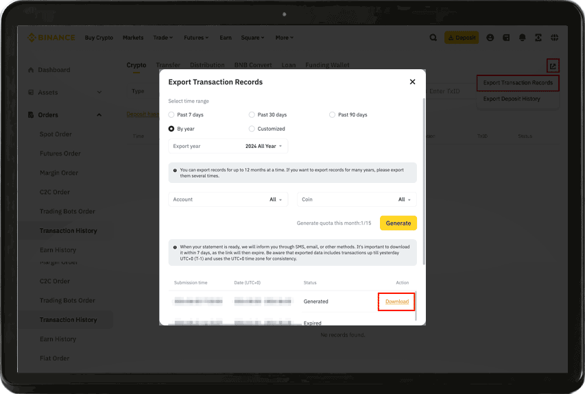 binance tablet download