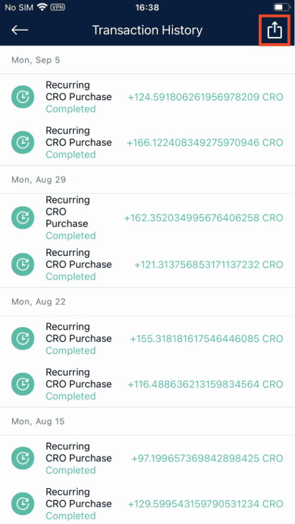 cripto transazioni
