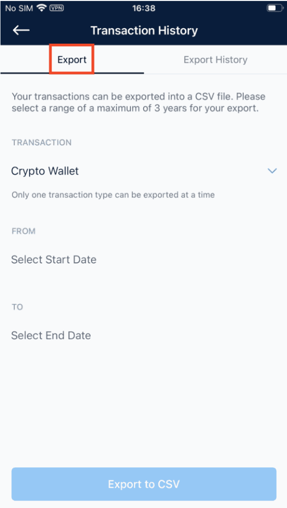 cripto esporta